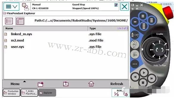 ABB�C���˳���ģ�K���b�d�cж�d