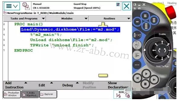 ABB�C���˳���ģ�K���b�d�cж�d