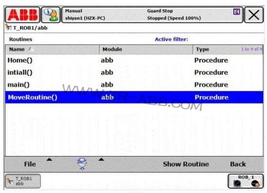 ABB機器人虛擬示教器系統應用與實踐